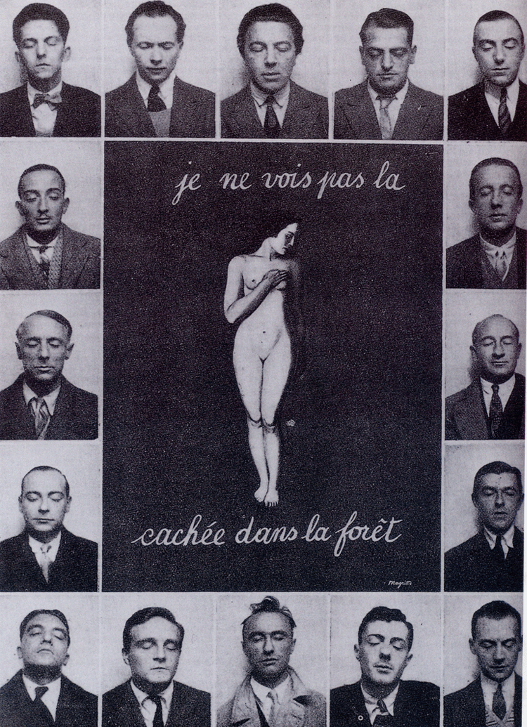 Magritte-je-ne-vois-pas-la-femme-cachee-dans-la-foret-1929